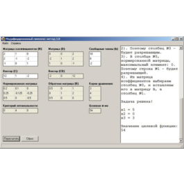 The modified simplex method.