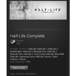 Half-Life: Complete - STEAM Gift / GLOBAL / ROW