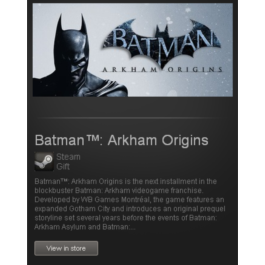 Batman: Arkham Origins - STEAM Gift / ROW / GLOBAL