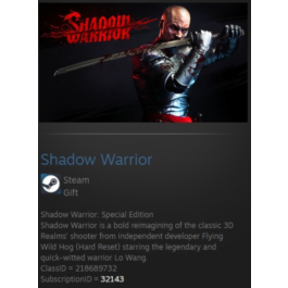 Shadow Warrior (Steam Gift Region Free)