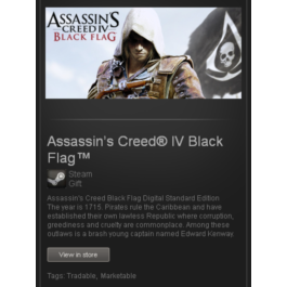 Assassins Creed 4 Black Flag - STEAM Gift - Region Free