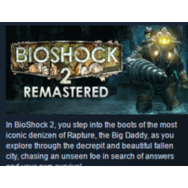 BioShock 2 + Remastered +Minerva Den💎STEAM KEY LICENSE