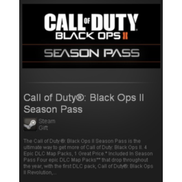 CoD Black Ops II - Season Pass - STEAM Gift / RU+CIS+UA