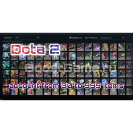 DOTA 2 account 🔥 from 30 to 999 items ✅ + Native mail