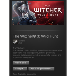 The Witcher 3: Wild Hunt - STEAM Gift / GLOBAL / ROW