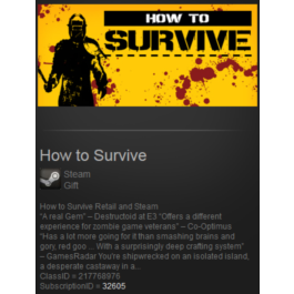 How to Survive (Steam Gift Region Free)