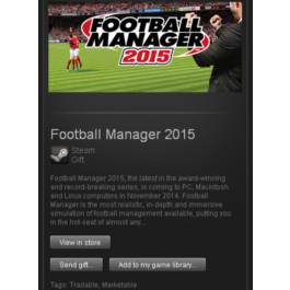 Football Manager 2015 - STEAM Gift - Region RU+CIS+UA