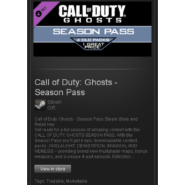 Call of Duty Ghosts Season Pass - STEAM Gift / GLOBAL