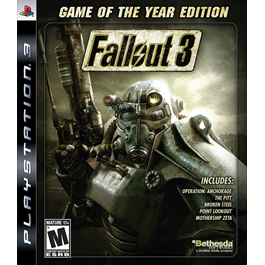 FALLOUT 3: GAME OF THE YEAR EDITION GOTY + GIFT