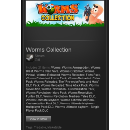 Worms Collection - STEAM Gift - Region Free / ROW