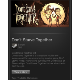 Don&amp;acute;t Starve Together - STEAM Gift - Region RU+CIS+UA