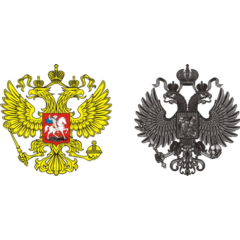 Герб Российской Федерации в векторе