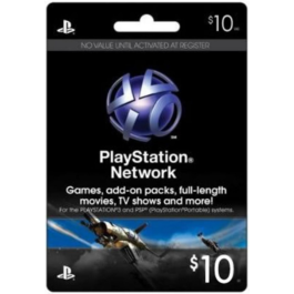 ⭐10 USD PLAYSTATION NETWORK (PSN) ✅ WiTHOUT FEE