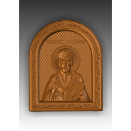 Direct link to the 3d model of an icon of St. Nicholas