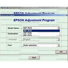 Adjustment program Epson WF-7515, WF-7015, WF-7525