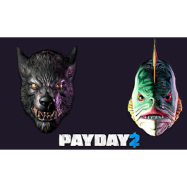 PAYDAY 2 - Lycanwulf and The One Below Masks (SteamKey)