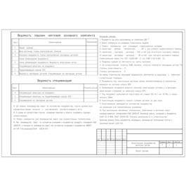 Construction of foundations carriage scales (DWG)