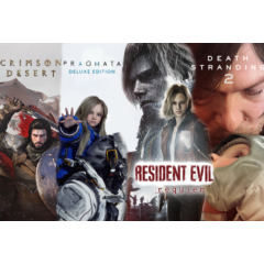 PRAGMATA + Death Standing 2 + Resident Evil 9 + Crimson Desert  (✅все дополнения)