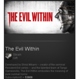 The Evil Within (Steam Gift / Region Free /ROW)