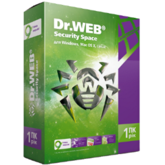 Dr.Web Security Space 1 Год 1 ПК 1моб +150дней REG FREE