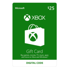 XBOX LIVE CARD $25 (USA)