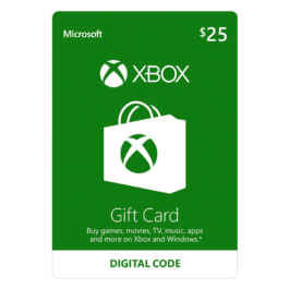 XBOX LIVE CARD $25 (USA)