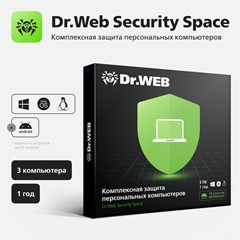 🟩DR.WEB SECURITY SPACE 1 ПК 1 ГОД 🔑