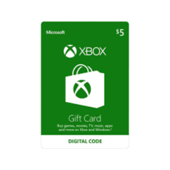 XBOX LIVE GIFT CARD $5 (USA)