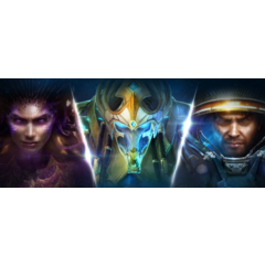 StarCraft II трилогия WoL + HotS + LotV  ктивируется РФ