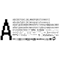 Шрифт ККМ ПРИМ-08 вер.3 (ttf)