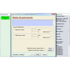 Adjustment program Epson WorkForce WF-2630