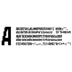 Шрифт ККМ ШТРИХ-ФР (ttf)