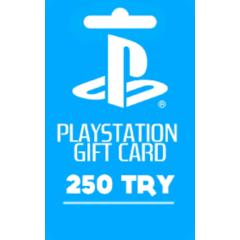 ⭐250 TL (ЛИРЫ) PlayStation карта оплаты ТУРЦИЯ PSN