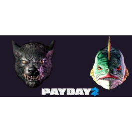 PAYDAY 2 Lycanwulf and The One Below Mask steam key💳0%