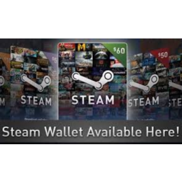 STEAM WALLET GIFT CARD 0.85$ ROW - NO RU-US-ARG-TL...