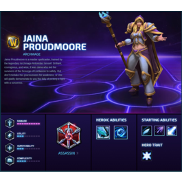 Jaina Heroes of the Storm Hero  Key