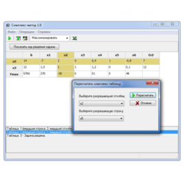 Simplex - method. Delphi sources.