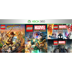 LEGO Indiana Jones 2 / Lego Marvel | XBOX 360 | перенос