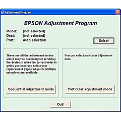 Epson L110, L210, L300, L350, L355 Adjustment program