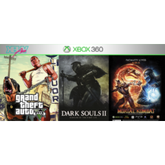 GTA 5 + MK9 + Dark Souls 2 | XBOX 360 | общий