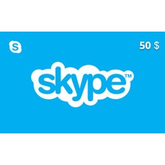 Ваучер Skype 50 долл. Любой регион