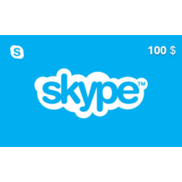 Skype Gift Card 100 USD US-region