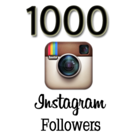 Instagram followers 1000