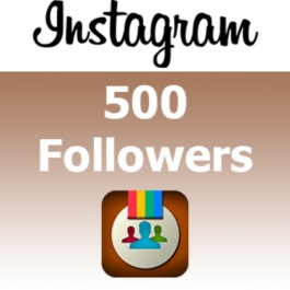 Instagram followers 500. Guarantee against unsubscribes