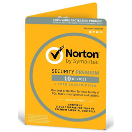 Norton Security Premium 10 activations for 90 days