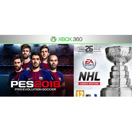 PES 18 | NHL ( Xbox 360 ) shared account