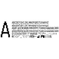 Шрифт платежного терминала КАМПЭЙ (VKP-80 в.1) (otf)