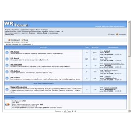 Forum script on php WR-Forum-v-2.2.2. on febr 2019 y.