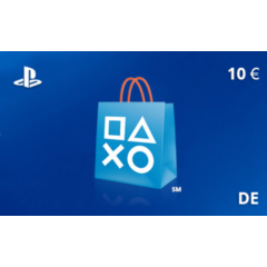 Подарочная карта PlayStation Store 10 евро DE-регион