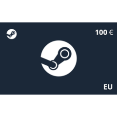 Подарочная карта Steam 100 евро EU-регион